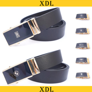 Thắt lưng da bò Nappa cap cấp cho nam, dây nịt da bò khóa lăn L283VBT