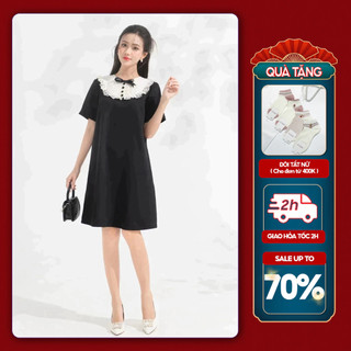 Đầm Suông A Michi House Váy Xuông Công Sở Thanh Lịch Dáng Dài Qua Gối Phong Cách Hàn Quốc Bầu Mặc Xinh V656