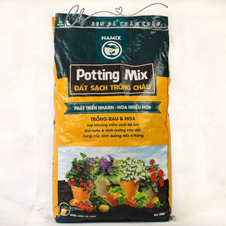1KG ĐẤT TRỒNG CÂY XANH, CÂY GIA VỊ NAMIX (POTTING MIX)