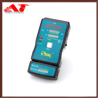 Bộ tester cáp lan + usb - máy test mạng ct-168 đa năng rj45-rj11-usb - at