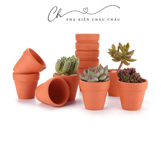 Chậu đất nung LY GỜ size 9x9cm