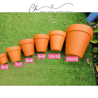 Chậu đất nung LY GỜ size 9x9cm