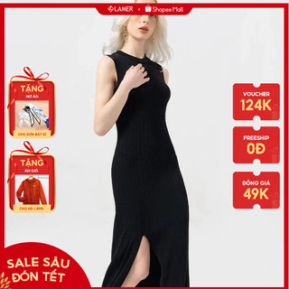 Đầm Sát Nách VIEN TRAN Xẻ Trước V63F21T001