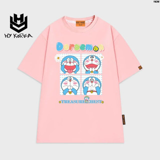Áo thun Dora hoa cúc 1636 HY KOREA tay lỡ form rộng dễ thương