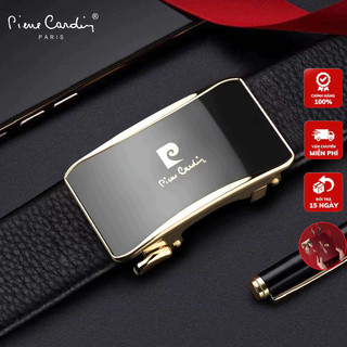 Thắt lưng nam cao cấp, dây nịt nam hàng hiệu pierre cardin dây luồn trong giấu dây vip127 da bò