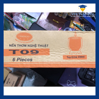 Hộp 6 cốc nến cốc thủy tinh t09
