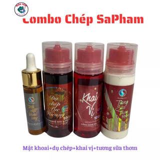 Bộ hương liệu câu chép Sapham : Tương sữa thơm , Khai vị, Dụ chép lục hương, Tinh chất khoai lang