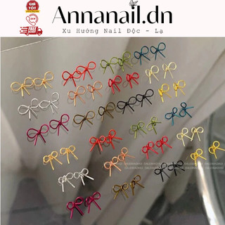 Nơ kẽm nail nơ dây kẽm đính móng trang trí móng tay