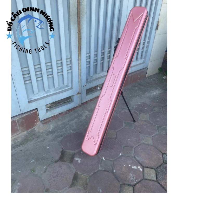 Thùng Câu Đài Chuxian Màu Hồng -combo-Bao Cần-Ô  Câu Cá