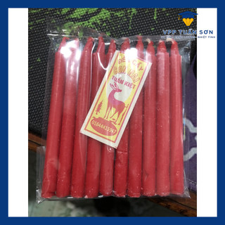 Bó 100 Cây Nến Thắp Hương Đỏ Bé 9cm