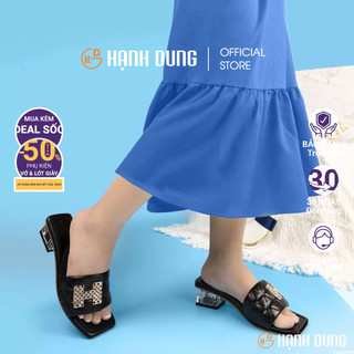 Dép cao gót hạnh dung hd2035ah