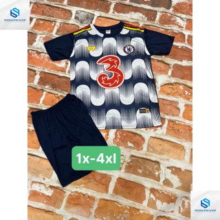 combo 3 bộ đồ thể thao bé, bộ bóng đá size 1-4xl (32-40kg)