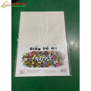 (1 Xấp 20 tờ) Giấy vẽ A4 Minh Châu Định lượng 100gsm Mc 577