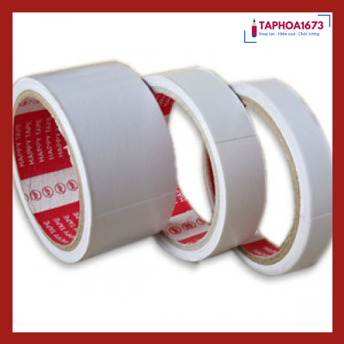 Băng Dính 2 Mặt Các Size Đẹp (1 Cây)