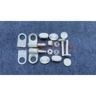 Bộ ốc nhựa chốt nắp bồn cầu, ốc nắp bồn cầu cho nắp bồn cầu đóng êm nắp OK01 Gia Thành