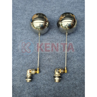  Phao Bồn Nước Kenta Phao Cơ Inox Có Bóng Cát Ngắt Nước Tự Động Chống Tràn Ren 21 Và 27 