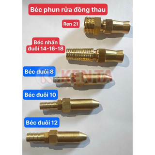 Béc Rửa Xe Đầu Phun Nước Xịt Rửa Xe Vòi Tưới Đồng Thau Các Loại Thay Thế