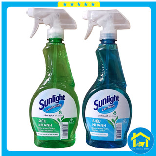 Nước lau kính - Nước lau đa năng Sunlight chai 520ml