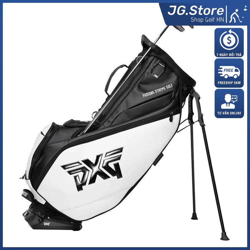[Túi gậy Golf] Túi gậy Golf PXG - Túi đứng đựng gậy Golf - PXG nhiều ngăn, chứa từ 10-15 gậy, có dây