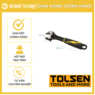 Mỏ lết đen 10 in công nghiệp tolsen 15310 - CHÍNH HÃNG