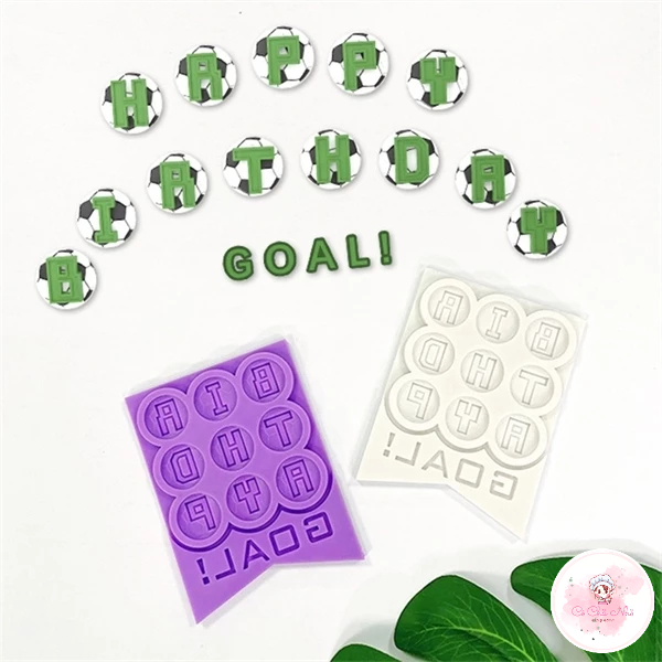 Silicon khuôn chữ bóng đá - 3660