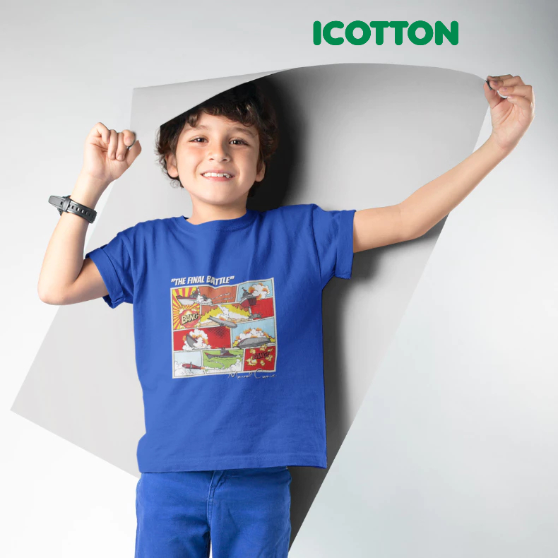 Áo thun bé trai Battle chất liệu cotton 4 chiều BT223