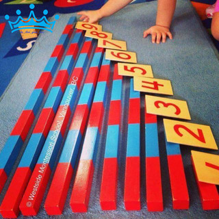 Gậy số Montessori - Numerical Rods