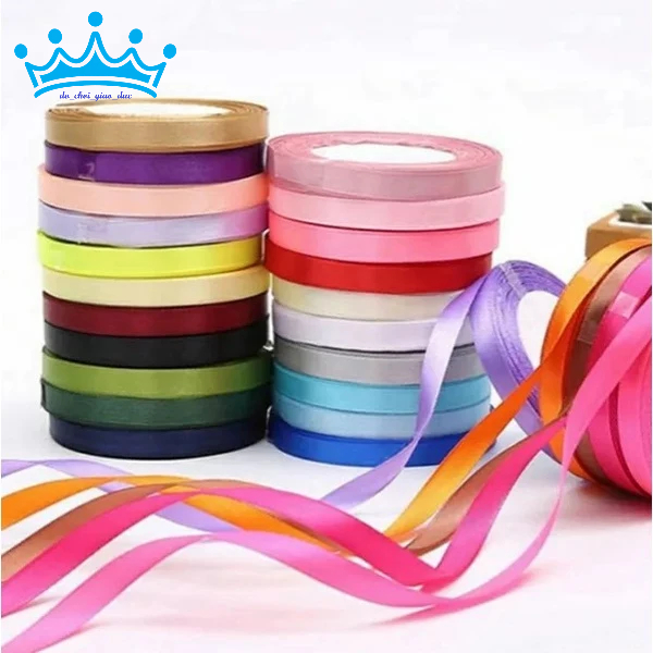 Ruy băng lụa 1cm dùng để trang trí
