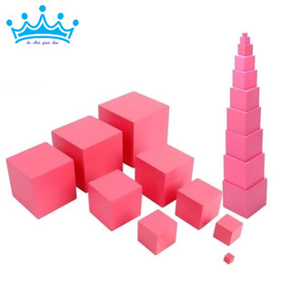 (Bản tiêu chuẩn) Tháp hồng Montessori - Pink tower