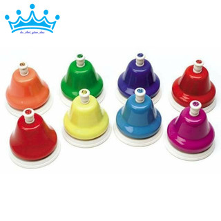 Chuông bấm định âm Montessori 8 âm, chuông bấm 8 nốt nhạc