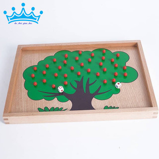 Bài học đếm táo - Apple counting tree exercise
