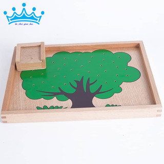 Bài học đếm táo - Apple counting tree exercise