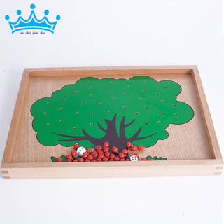 Bài học đếm táo - Apple counting tree exercise