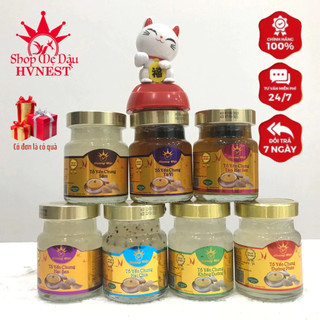 Tổ Yến Sào HOÀNG VIỆT 1 Hũ Chưng Sẵn 70ML Vị Đường Phèn, Hạt Chia, Sâm, Hạt Sen, Táo Sen, Tứ Vị, Không Đường, Đông Trùng