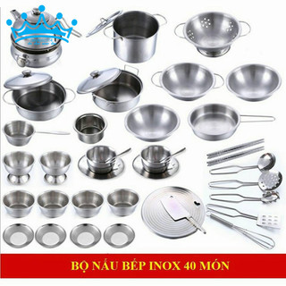 Bộ nấu ăn inox 40 chi tiết