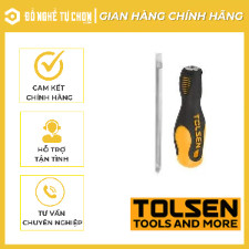 Tua vít 2 đầu cán mềm 6x135mm tolsen 20042 - chính hãng