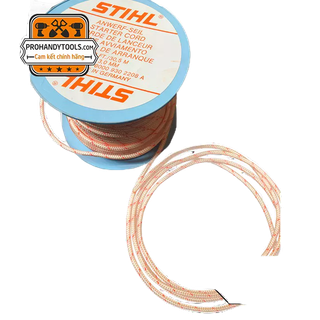 Dây giật khởi động máy cưa máy cắt cỏ chính hãng STIHL 3,0mm x ( cắt lẽ ) - thắng máy cưa xích