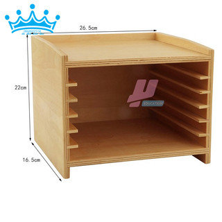 Tủ đựng tranh ghép 5 tầng động vật - Animal Puzzle Cabinet (only cabinet)