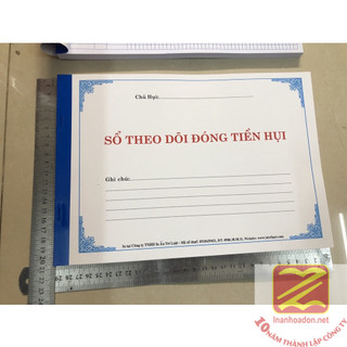 Sổ Theo Dõi Đóng Tiền Hụi A4 (Không in chữ AL)