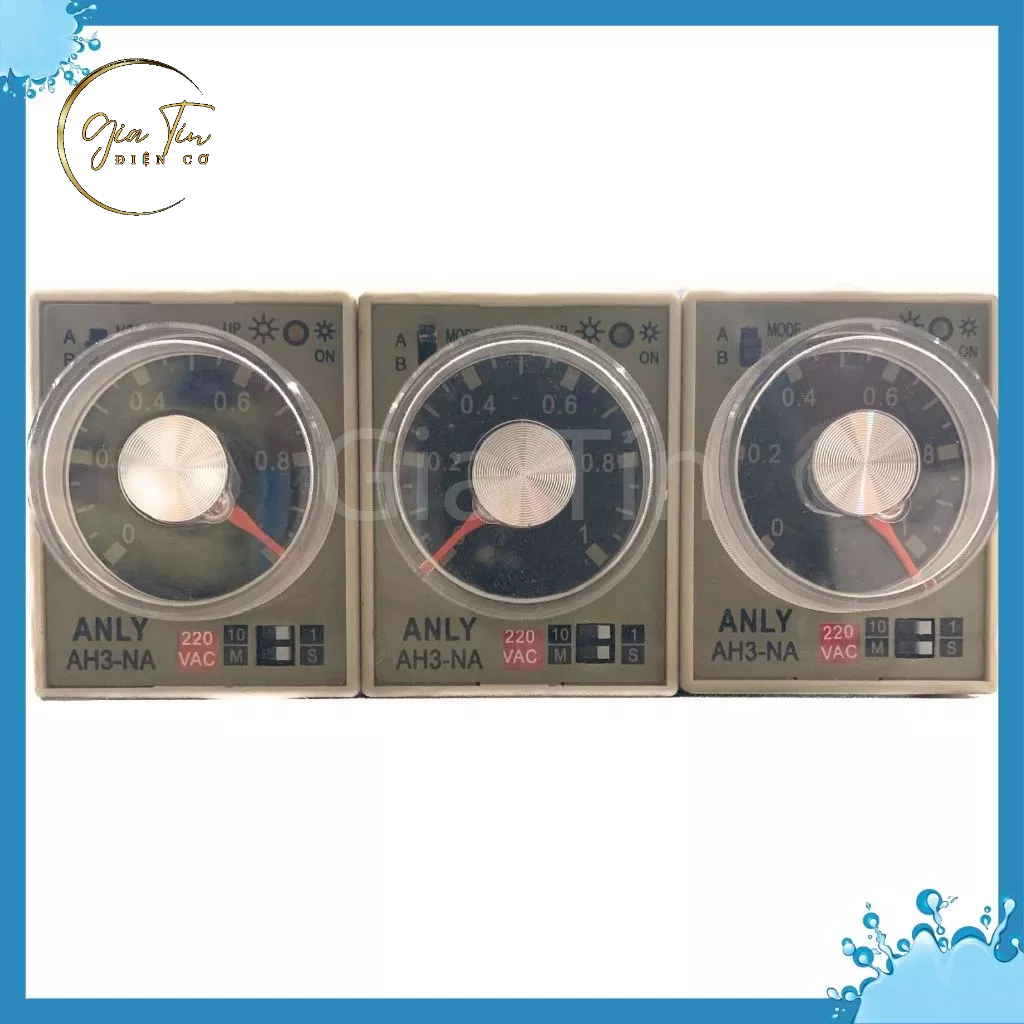 RƠ LE tròn Timer Thời Gian Anly AH3-NA (10M)