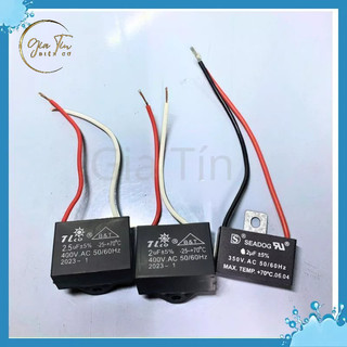 Tụ quạt điện, tụ kapa vuông 2uf/2.5uf/3uf/4uf/6uf 350-400v.ac