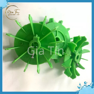 Cánh quạt xanh làm mát mô tơ trục 12mm