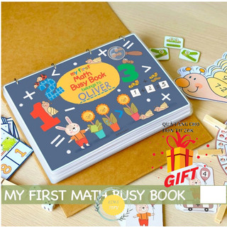 Bộ học liệu Montessori Toán cho bé - Math Busy Book