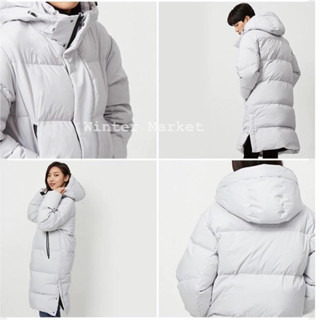 Áo phao lông vũ dáng dài Giordano unisex(-30•C)chống nước có big size áo khoác đi tuyết áo phao đi tuyết mùa đông