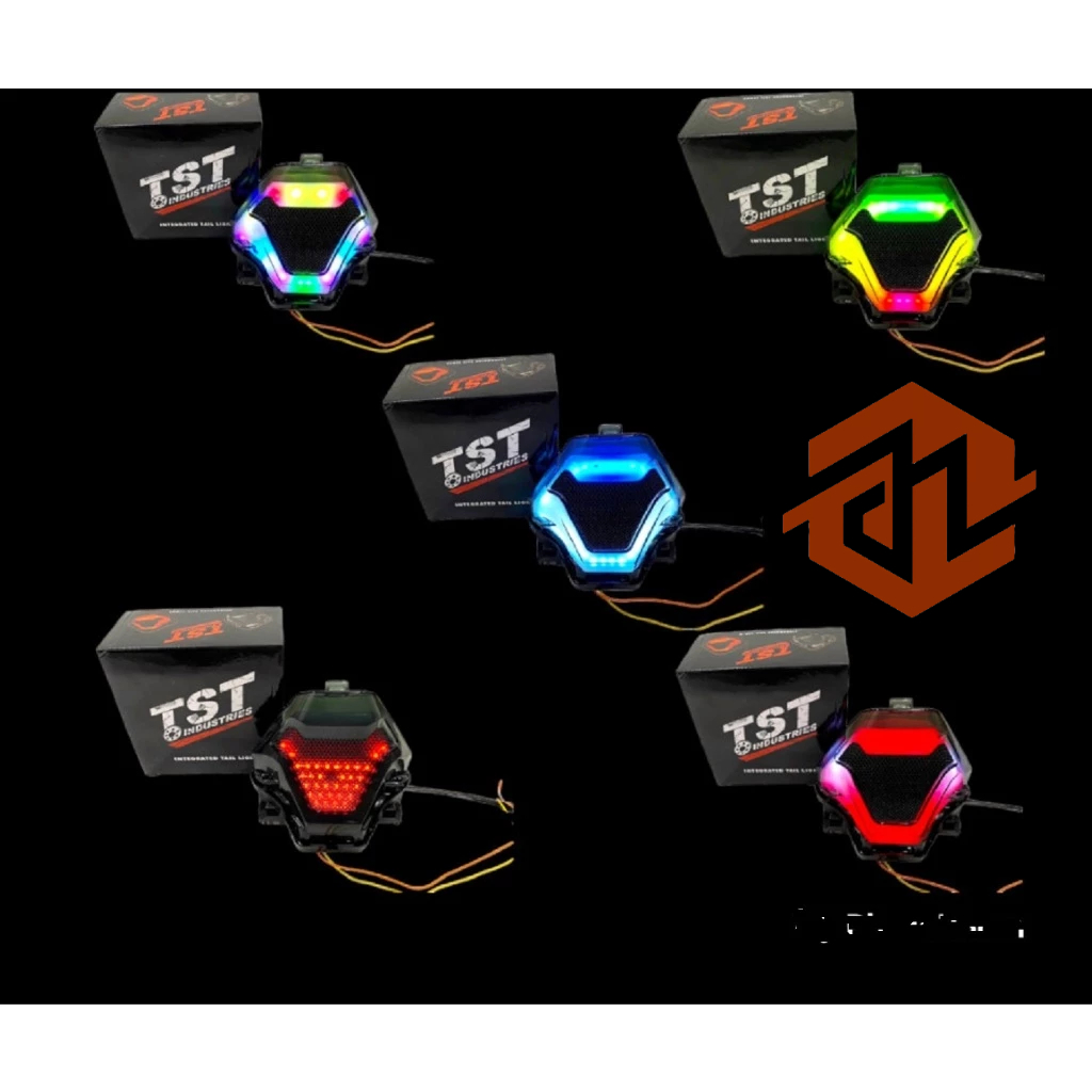 Đèn Hậu TST cho Ex150 Led 7 màu - Chỉnh Bằng Áp Với Vô Vàng Hiệu Ứng