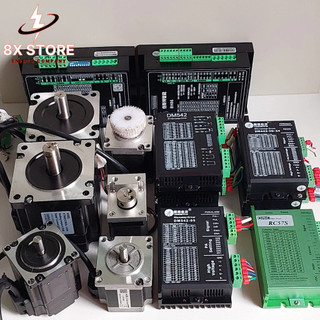 Combo driver điều khiển động cơ bước kèm step 42,57,86 dm542/dm442/bh86/st8...loại xịn