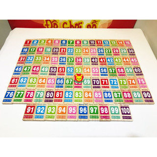Domino 100 số học toán và học tiếng Anh đa năng thông minh