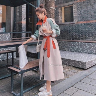 Áo mangto phong cách Hàn quốc