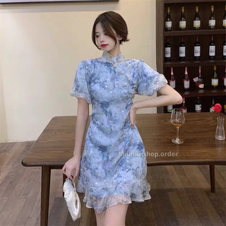 Váy đầm kiểu sườn xám đẹp (có ảnh thật tự chụp)