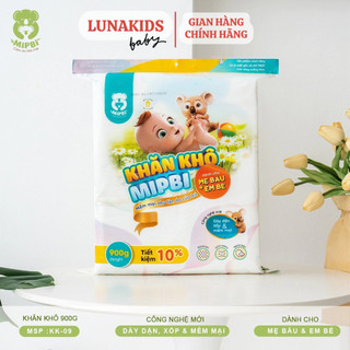Combo 2 bịch khăn khô đa năng MIpbi cho mẹ và bé Lunakidsbaby